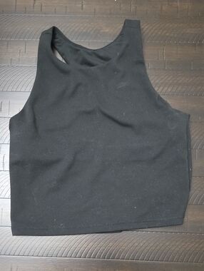 DSG Black Racerback Crop Top